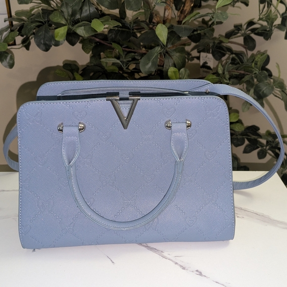 Crossi NY Blue Handbag - Picture 8 of 11